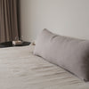 STONEWASHED LINEN LUMBAR CUSHION COVER | Ash