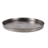 GEO ROUND TRAY | Black Nickel